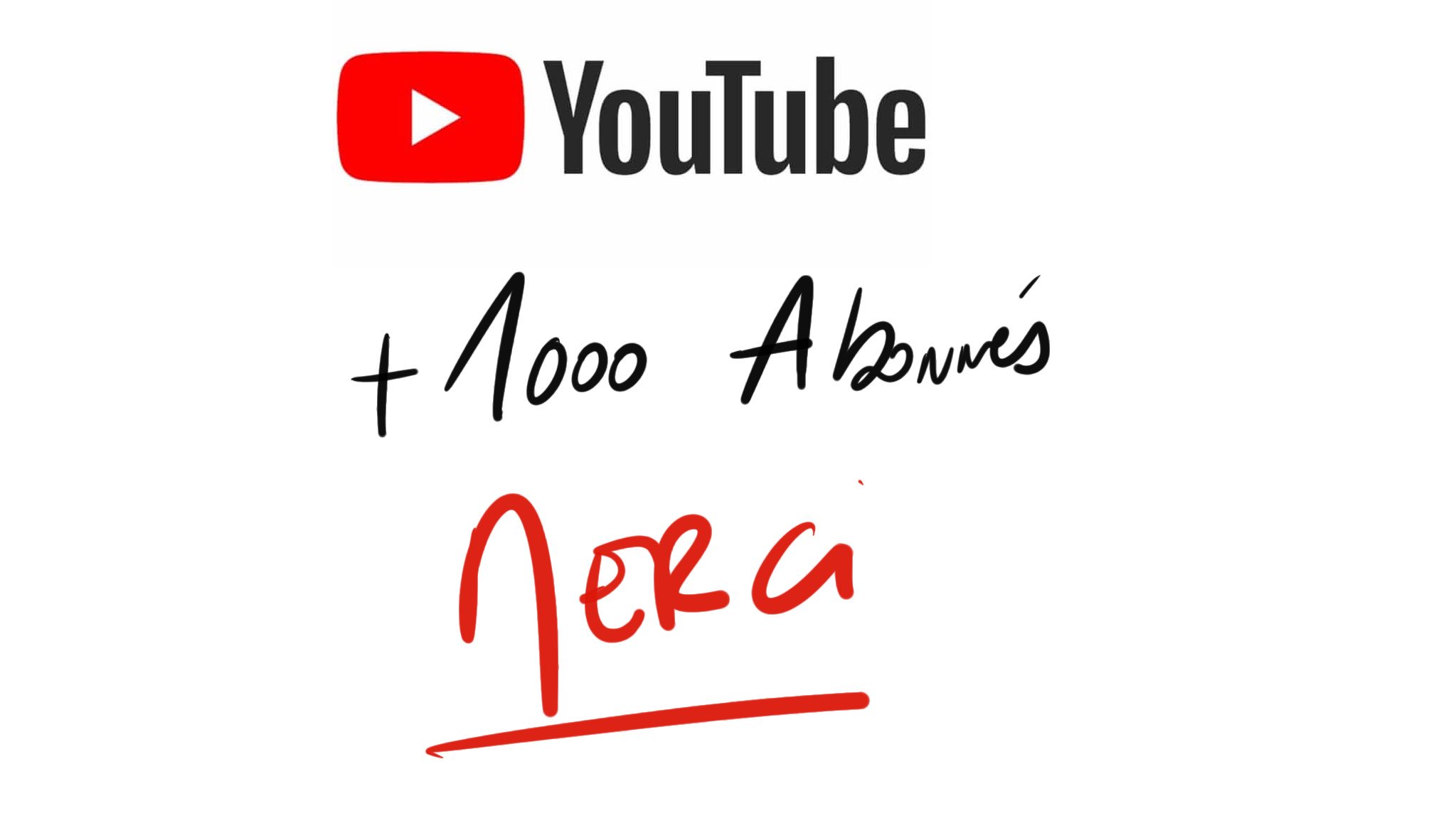 atteindre 1000 abonnés sur youtube